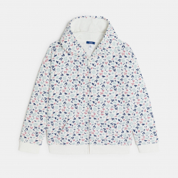 Okaidi Sweat-shirt a capuche imprime Fille