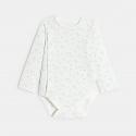 Obaibi Salopette maille tricot et body vert bebe naissance garcon