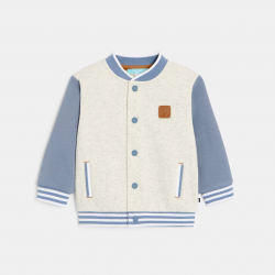 Obaibi Blouson teddy molleton lapin bleu bebe garcon