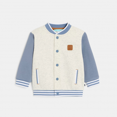 Obaibi Blouson teddy molleton lapin bleu bebe garcon