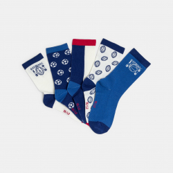 Okaidi Lot de chaussettes garcon bleues