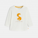 Obaibi Tee-shirt animal blanc bebe garcon