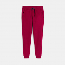 Okaidi Pantalon de jogging en molleton rouge Garcon