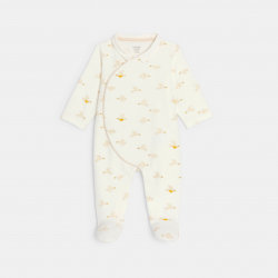 Obaibi Dors-bien velours oie beige bebe garcon
