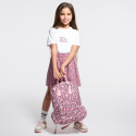 Okaidi Sac a dos imprime rose leopard Fille