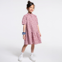 Okaidi Robe imprimee leopard rose Fille