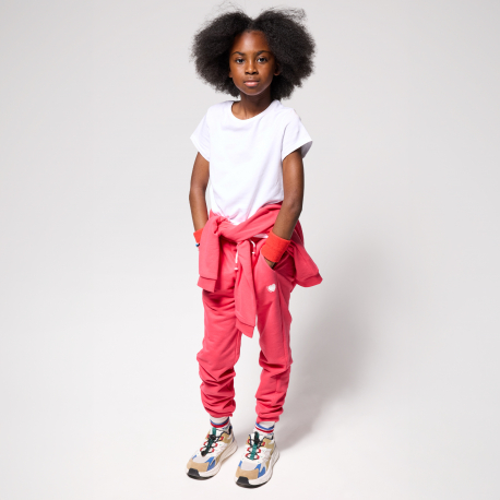 Okaidi Jogging en molleton rose Fille