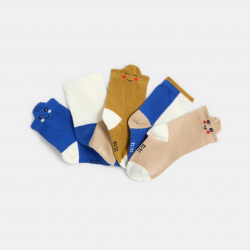 Obaibi Chaussettes emotions bleu bebe garcon (lot de 5)