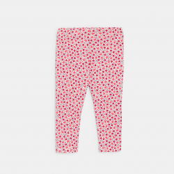 Obaibi Legging fleuri rose bebe fille