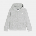 Okaidi Sweat-shirt a capuche gris Fille