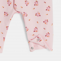 Obaibi Combinaison longue fleurie rose bebe fille