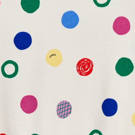 Okaidi Sweat-shirt imprime pois multicolore Fille
