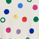 Okaidi Sweat-shirt imprime pois multicolore Fille