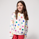 Okaidi Sweat-shirt imprime pois multicolore Fille