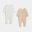 Obaibi Dors-bien velours ourson marron bebe garcon (lot de 2)