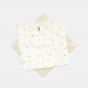 Obaibi Langes gaze de coton beige bebe mixte (lot de 2)