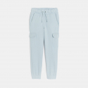 Okaidi Pantalon de jogging cargo uni bleu Fille