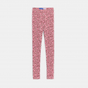 Okaidi Leggings longs leopard en jersey marron Fille
