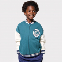 Okaidi Sweat-shirt teddy campus vert Garcon