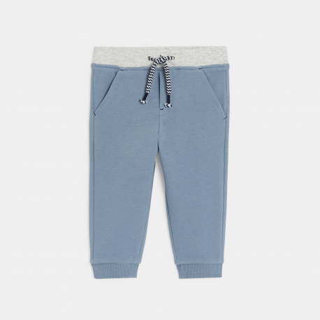 Obaibi Pantalon jogging bleu bebe garcon