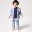 Obaibi Pantalon jogging bleu bebe garcon
