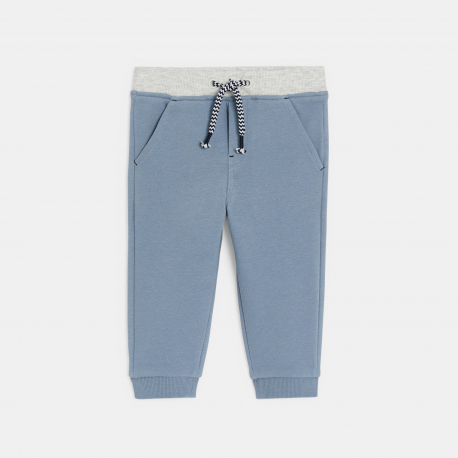 Obaibi Pantalon jogging bleu bebe garcon