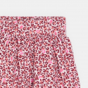 Okaidi Jupe fluide imprimee leopard rose Fille