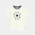 Okaidi T-shirt manches courtes a message blanc Garcon