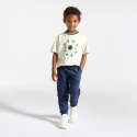 Okaidi T-shirt manches courtes a message blanc Garcon