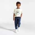 Okaidi T-shirt manches courtes a message blanc Garcon