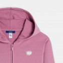 Okaidi Sweat-shirt a capuche rose Fille