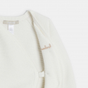 Obaibi Combinaison longue maille tricot fantaisie blanc bebe naissance fille