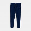 Okaidi Jogging en molleton uni bleu Fille