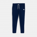 Okaidi Jogging en molleton uni bleu Fille