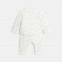 Obaibi Ensemble 3 pieces coton etoiles blanc naissance garcon