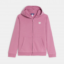 Okaidi Sweat-shirt a capuche rose Fille