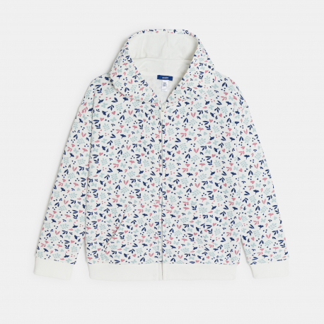 Okaidi Sweat-shirt a capuche imprime Fille