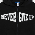 Okaidi Sweat-shirt a capuche a message noir Garcon