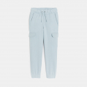 Okaidi Pantalon de jogging cargo uni bleu Fille