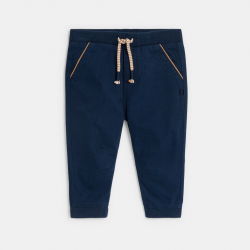 Obaibi Jogpant coton bleu bebe garcon