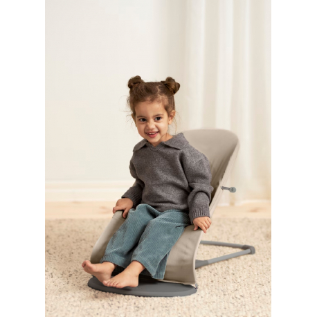 Ριλάξ Babybjorn Balance Soft Tri Fabric Sand Grey