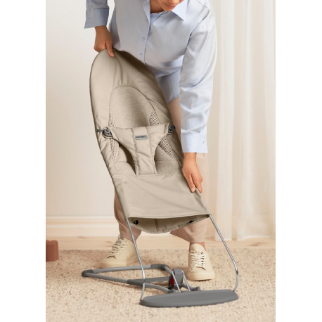 Ριλάξ Babybjorn Balance Soft Tri Fabric Sand Grey