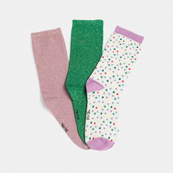 Okaidi Chaussettes fantaisie Fille (3 paires)