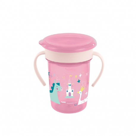 Εκπαιδευτικό ποτήρι Miniland Sippy Cup 360 Fantasy 270ml