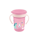 Εκπαιδευτικό ποτήρι Miniland Sippy Cup 360 Fantasy 270ml