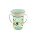 Εκπαιδευτικό ποτήρι Miniland Sippy Cup 360 Jungle 270ml