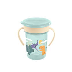 Εκπαιδευτικό ποτήρι Miniland Sippy Cup 360 Jurassic 270ml