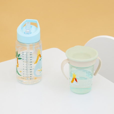 Εκπαιδευτικό ποτήρι Miniland Sippy Cup 360 Jurassic 270ml
