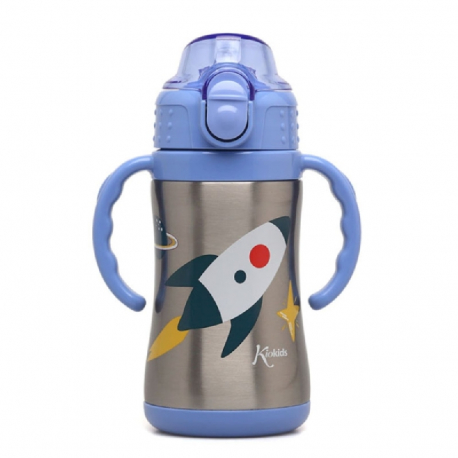 Εκπαδευτικό παγούρι θερμός Kiokids® Space Rocket 280ml