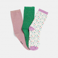 Okaidi Chaussettes fantaisie Fille (3 paires)